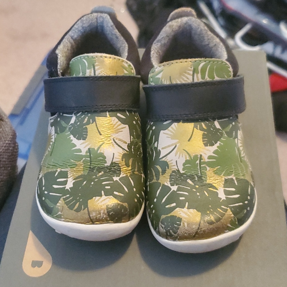 Bobux Habitat Green Shoes toddler preschool